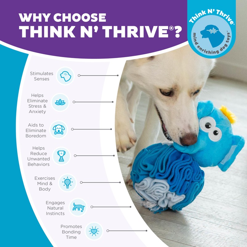 Outward Hound Nina Ottosson Stuff N' Snuffle Plush Snuffle Ball