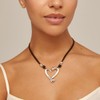 Uno de 50 Women's HEART NECKLACE, 18" Adjustable to 20"