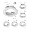 ledscom.de FERE Ceiling Mounting Frame White Swivelling (LED/Halogen/MR16/50 mm) Including