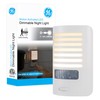 GE LED Night Light, Motion Sensing, Dimmable, Louver Shade, White,