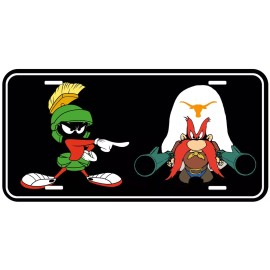 Marvin and Sam Aluminum Car License Plate