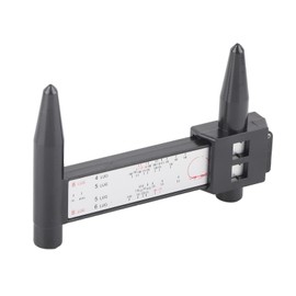 Wheel PCD Ruler: Sliding Gauge for Wheel Rims, Universal Lug Bolt Pattern Measuring Tool for 4 5 6 8 Holes, Accurate Rim Bolt Measurement Tool