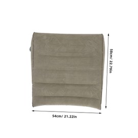 ULTECHNOVO Inflatable Triangle Pillow Wedge Pillow Fast Deflating Wedge Leg Support Cushion Portable Cushion Portable Leg Support Body Positioners Bed Positioner Olive Green Flockingpvc