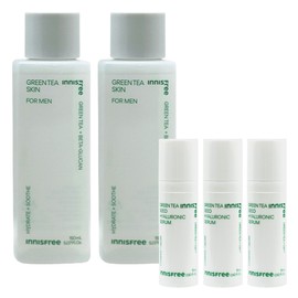 Innisfree Green Tea Skin for Men 2pcs+ / 이니스프리 그린티 스킨 포맨 2개+
