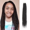 FDEETY Braids Extensions 60 cm Synthetic Hair for Braiding Extensions