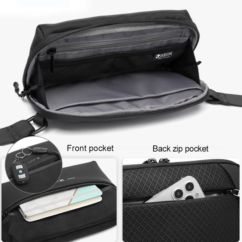 Waist Fanny Pack Men Fashion Bum Bag with Adjustable Belt