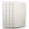 WBway Notebook Refill, Bible Size, Plain, Blank Paper, Set of
