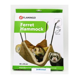 Hamac Pour Furet Brun Suede+peluche - Couchage