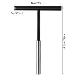 Stainless Steel Pancake Dough Distributor Maker, Crepe Distributor, T-Shape Pancake Dough Distributor, for Home Kitchen Bakery / Restaurant Supplies (12.2 x 20 cm)