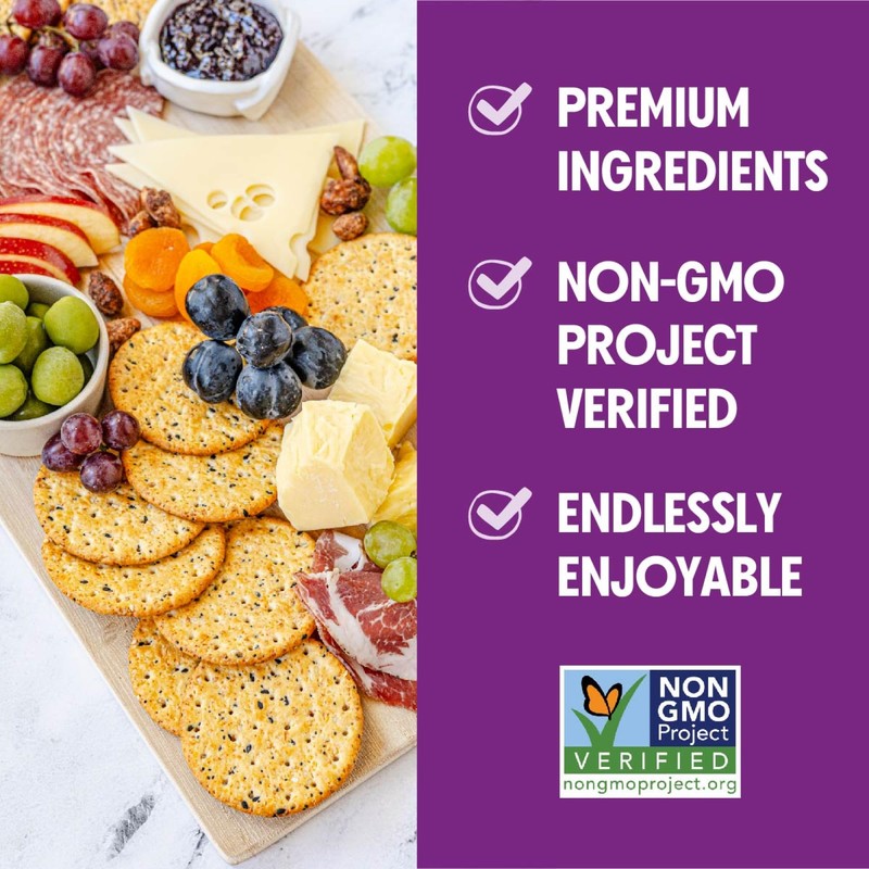 Milton's Gourmet Crackers, Original Multi-Grain - Non-GMO Project Verified, Natural