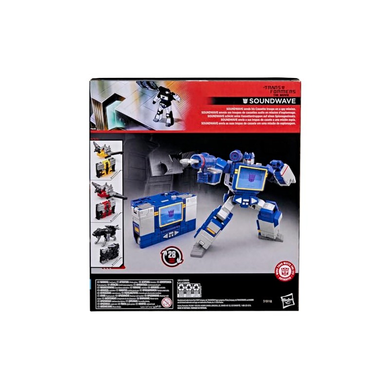 Transformers Figura de Acción Studio Series La Película Leader Soundwave