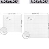 Briartw 6.25x6.25" & 8.25x8.25" Clear Photopolymer Craft Mats - 2-Pack