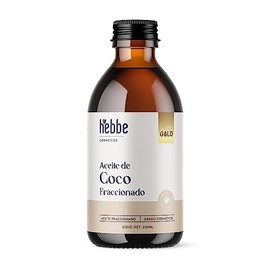 Hebbe Aceite De Coco Fraccionado 250 Ml | Aceite Portador Para Aromaterapia Y Masajes | Hidratante Ligero | Rápida Absorción Sin Sensación Grasosa