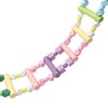 Bird Ladder Bridge Hanging Wooden Parrot Swing Bridge for Bird