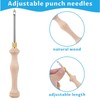 Punch Needle Embroidery Kit | Adjustable Threader Kit,Embroidery Tool Set