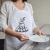Azeeda 'Easter Bunny with Eggs' Unisex Cooking Apron (AP00077896)