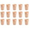 ENGELLAND - 15 x Plastic Cups Apricot Pastel Colours 400ml