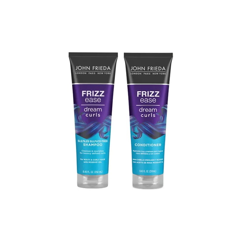 Shampoo Y Acondicionador John Frieda Para Rizos Sin Frizz
