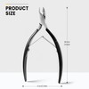 BEZOX Hand Forged Cuticle Nippers Exclusive for Nail Salons Stainless