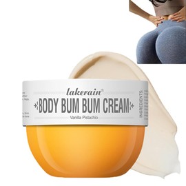 Hip Care Cream,Yi Brazilian Bum Cream，Buttock cream，Moisturizing Tightening Body Bum Cream, Moisturizing Firming Body Massager Gel Caramel Vanilla Floral Butt Care 80ml