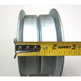 Pro Parts Place, PPP Pulley Compatible with Scag 483210 481962 482783 Steel Flat Idler Pulley W/Flanges Will fit Scag