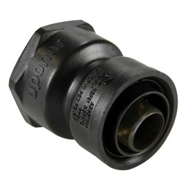 Uponor TotalFit 3/4 inch x 1 inch Female Threaded Adapter NPT, Push-to-Connect Engineered Polymer Fitting System for PEX, PE-RT, CPVC, and Copper - TF4577510