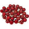 Christmas Baubles Red Christmas Tree Decorations set of 20 (2.5