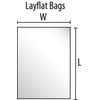 12 X 14" 1.5 Mil Flat Poly Bags (1,000 Bags)
