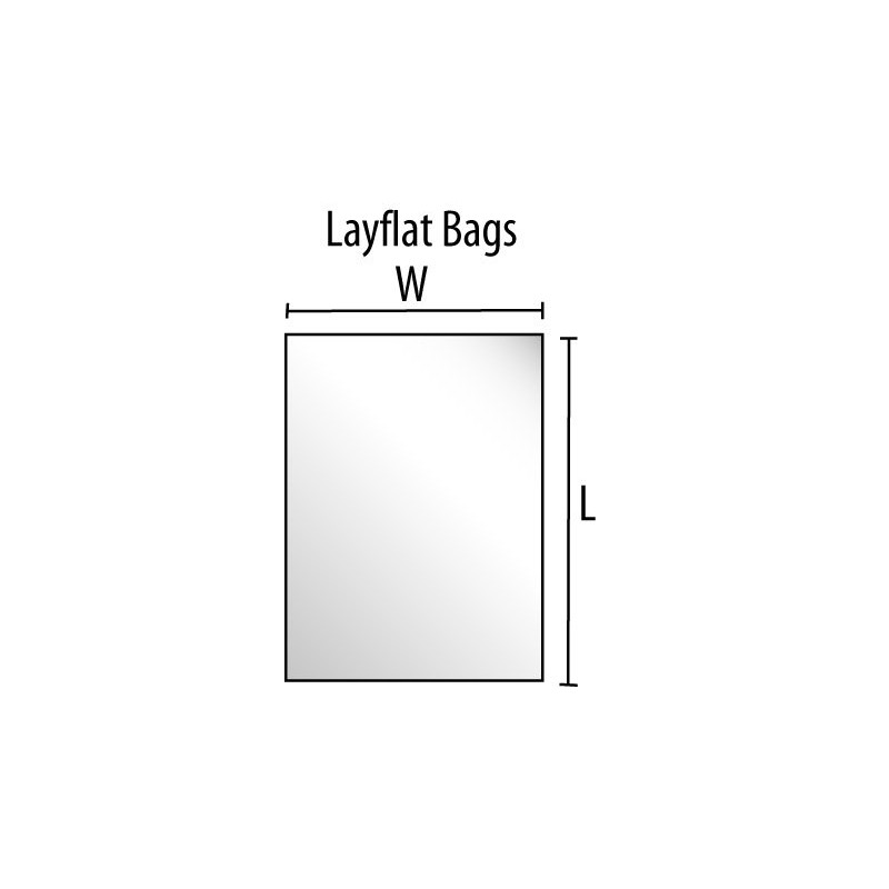 12 X 14" 1.5 Mil Flat Poly Bags (1,000 Bags)