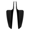 HDBUBALUS Black Front Fork Mount Wind Deflectors For Harley Road