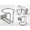 2 Pcs Stainless Steel Marine Yacht Cup Holder with Screws