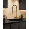 GICASA Kitchen Faucet with Temperature Digital Display, 304 Stainless Steel