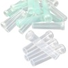 Unlorspy 50Pcs Plastic Stem Water Tubes, Clear Flower Vials with
