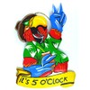 Parrot Head It's 5 O'CLOCK Wood Beach Sand Tiki Bar