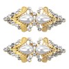 QUARKZMAN Pack of 2 Vintage Pullover Clips Cape Cape Closure