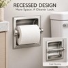 LSWYYP Recessed Toilet Paper Holder for Bathroom,6.1 Inches Stainless Steel