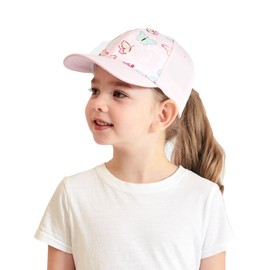 YAMEE Baseball Cap, Ponytail for Children, Baseball Cap for Girls, Soft, Breathable, Sun Hat, Children, Summer, UV Protection, Baseball Cap, Children, Sports, Leisure, Hat Children, Simple, Stylish,