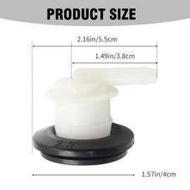 Hoypeyfiy 5360058 Fuel Tank Vent Valve and Grommet Kit Replacement for Jeep Wrangler, Replacement for Cherokee, Replacement for Grand Cherokee, Replace 911-060