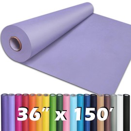PerkHomy Light Purple Kraft Paper Roll 36" x 1,800" (150') for Gift Wrapping Bouquet Flower Kids Art Painting Craft Writing Packaging Shipping 80GSM 55LB (Light Purple, 36" x 150')
