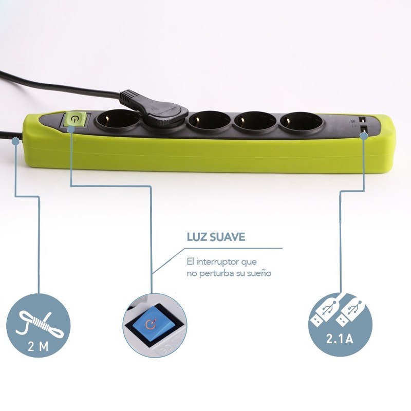 Electraline Strip, green, 62161