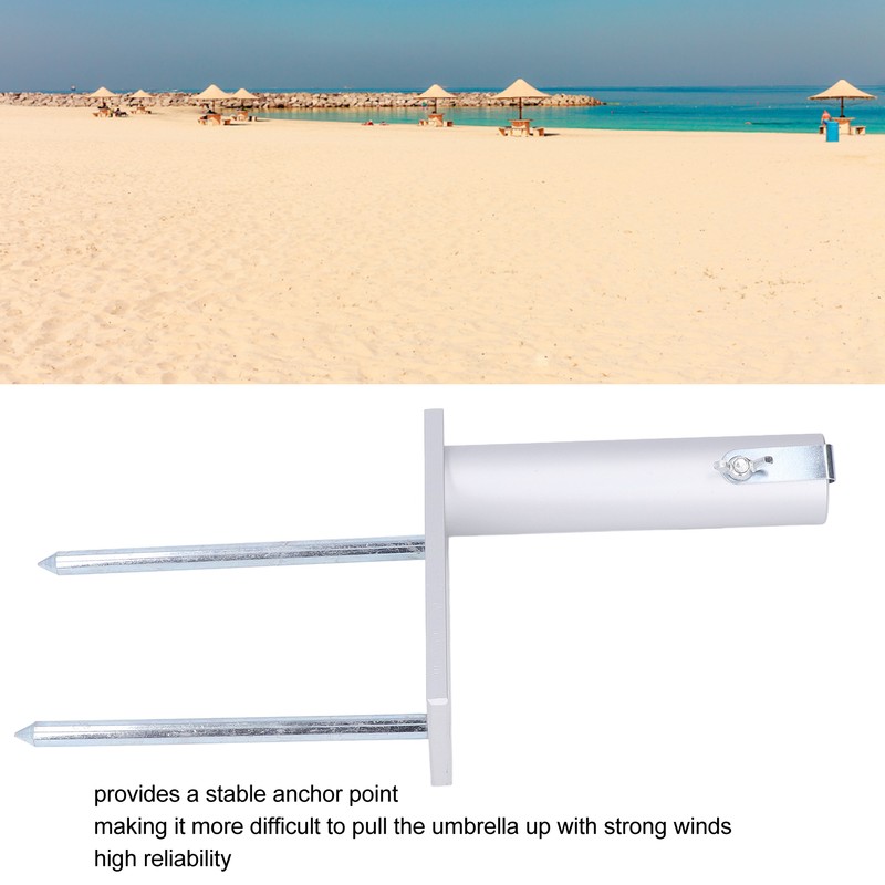 Portable Beach Umbrella Stake Heavy Duty Aluminium Alloy Sand Anchor