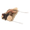 Bird Foraging Wall Toy Safety Parrot Woven Hanging Mat Climbing