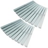 Supkiir 20Pcs Rectangular Sharpening Stone Set, 80#-3000# Green Silicon Carbide