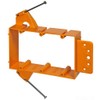 Carlon SC300A Outlet Box Low Voltage Bracket, 3 Gang, 5.81-Inch Length by 5-Inch Width by 1.5-Inch Depth, Orange