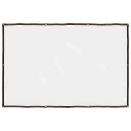 vidaxl clear tarpaulin with eyelets 2x3 m - polyethylene sheet with transparency, water- tarp, durable cover for outdoor/indoor use