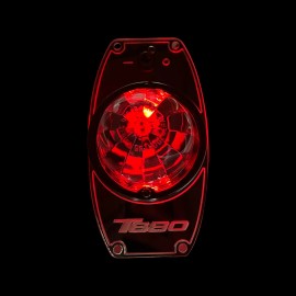 Florida's Finest Custom Work Kenworth T680 Dome Light Plate Frame Style Red Led Lights Color