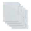 Koqye Binder Dividers with Pockets - 8 Plastic Dividers for