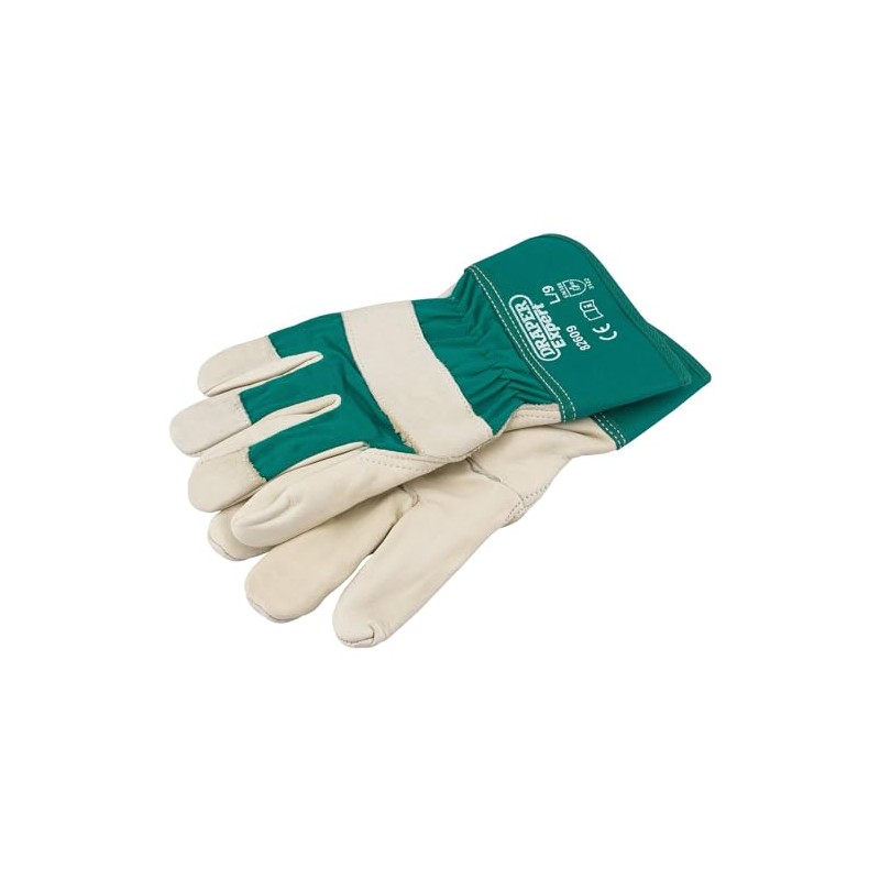 Draper 82609 Large Premium Leather Gardening Gloves