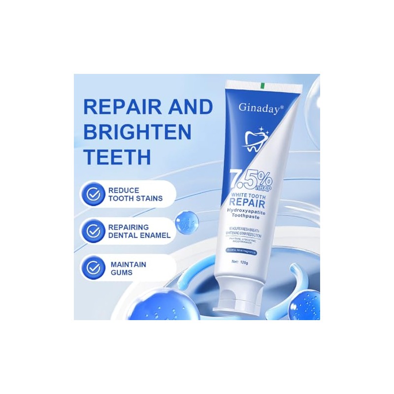 Hydroxyapatite Toothpastes, Effectively to Mineralizing Cleaning Remineralizing Gum Hydroxyapatite Toothpastes.