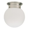 Lithonia Lighting 11981 BNP M4 Compact Fluorescent Ceiling Round Globe